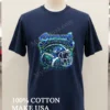 Seahawks Go Football Helmet And Ball Blue Green Drip Sparkle Shirt Navy Shirt