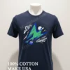 Seattle Champs 2026 Abstract Bird Playing Football Sports Shirt Navy Shirt 1