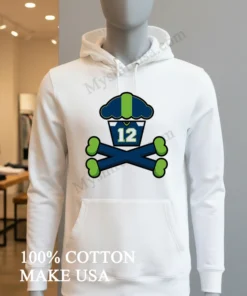 Seattle Cupcake Jersey Number 12 Crossbones Sports Graphic funny america t-shirts