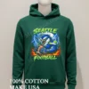 Seattle Football Fierce Eagle Full Moon Lightning Fire Shirt Hoodie Shirt