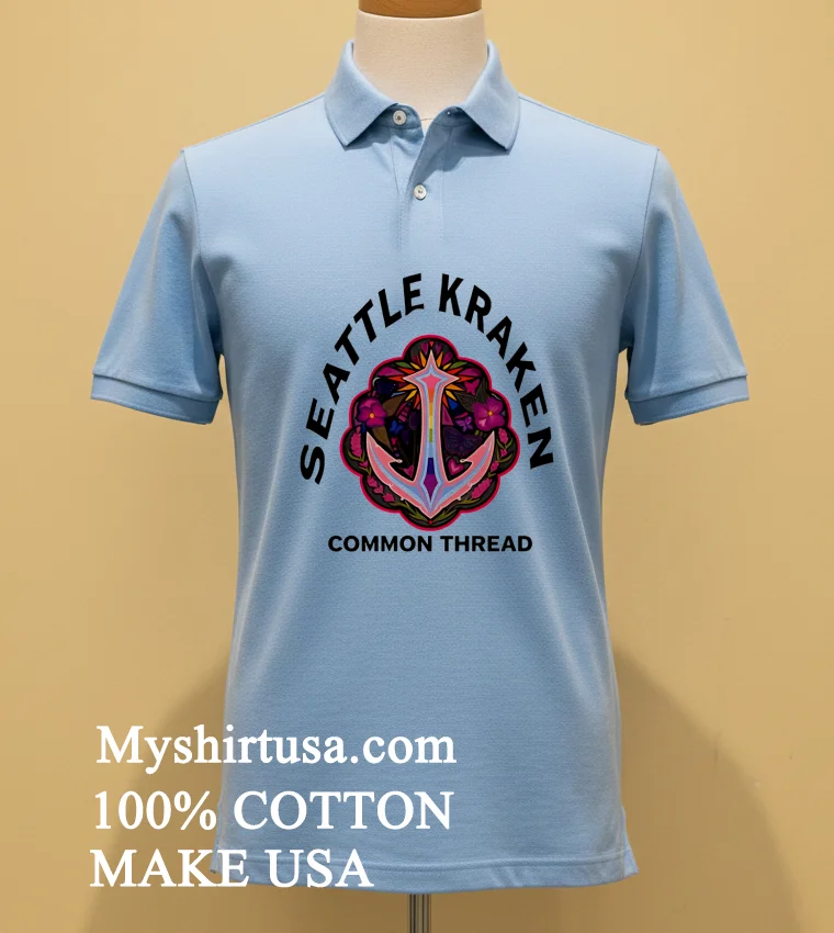 Seattle Kraken Common Thread Shirt Blue Shirt