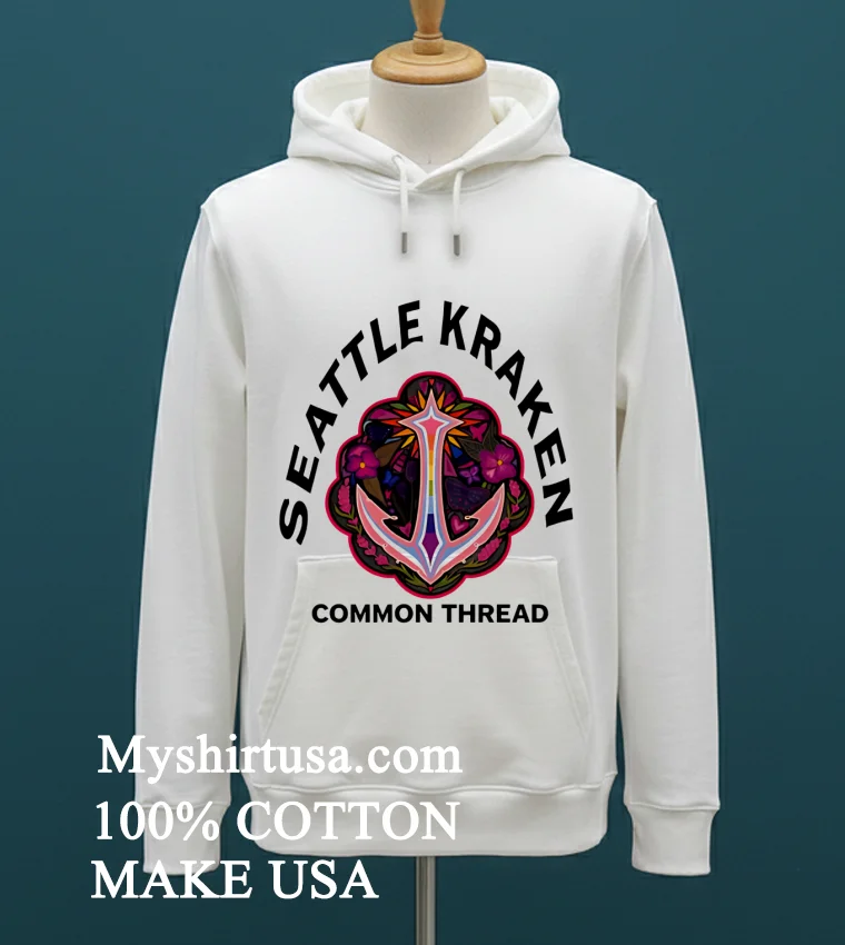 Seattle Kraken Common Thread Shirt White T Shirt 1