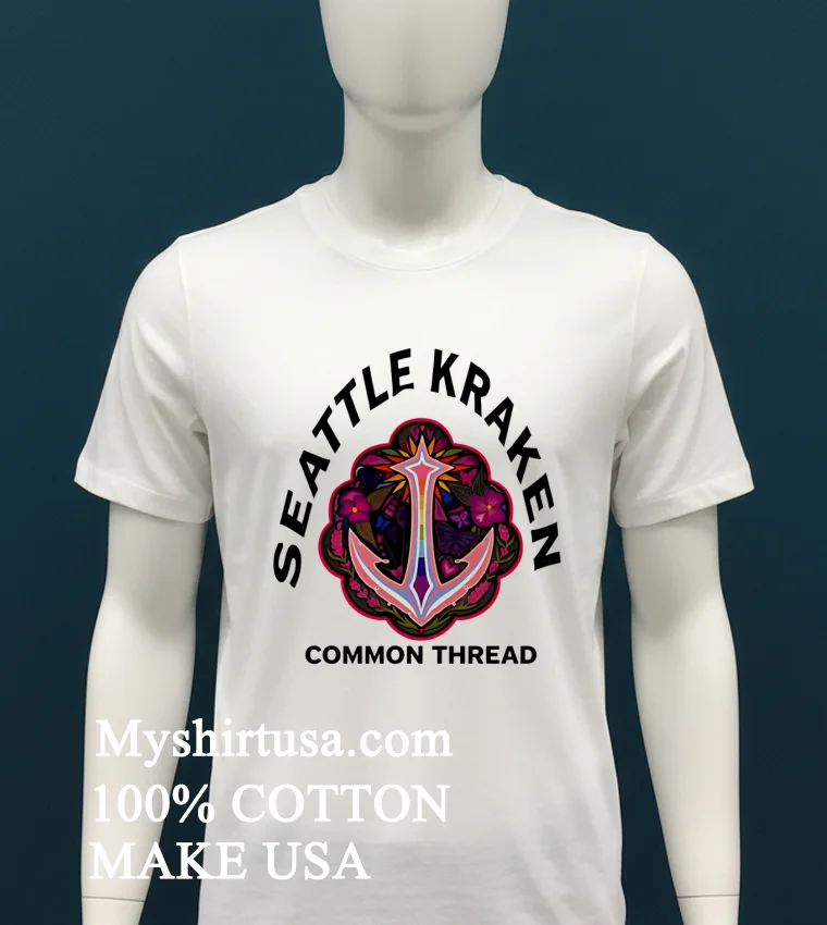Seattle Kraken Common Thread Shirt White T Shirt 2