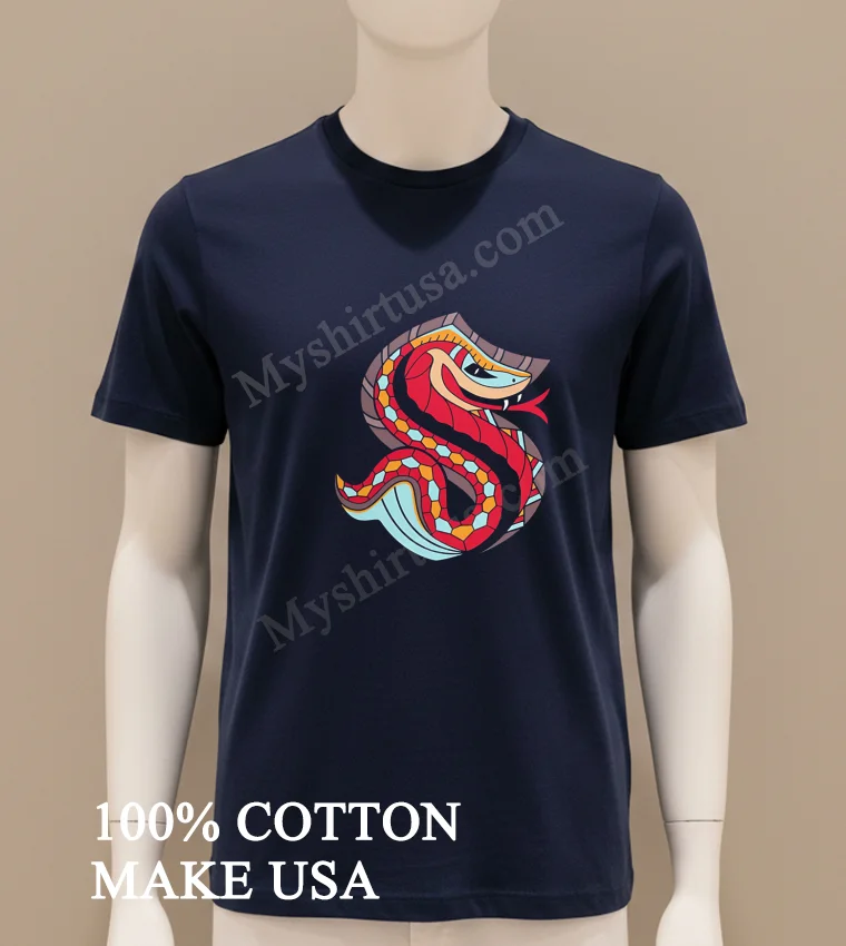 Seattle Kraken Lunar New Year Night 2025 Hockey Logo Shirt Navy Shirt