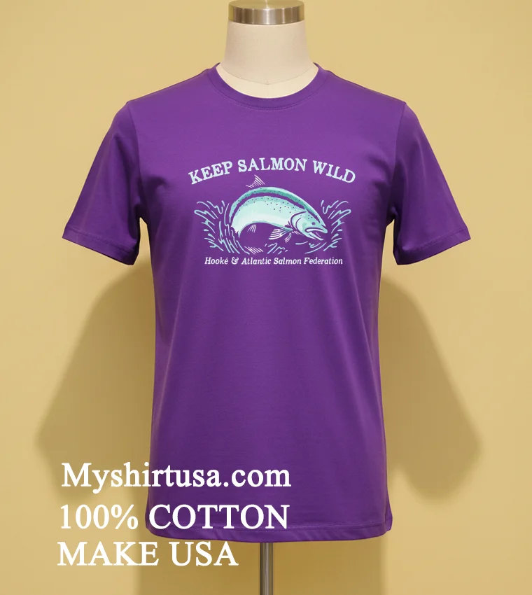 Seattle Mariners Keep Salmon Wild Hooke And Atlantic Salmon Federation Shirt Purple Shirt