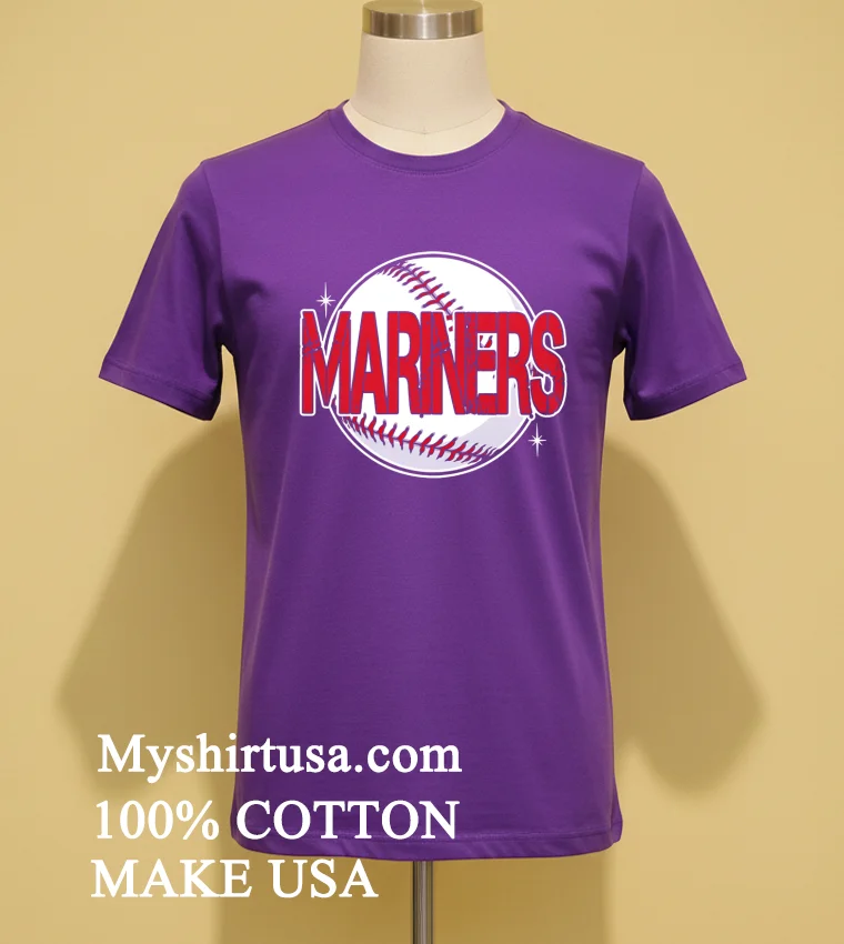Seattle Mariners Mariners Baseball Mariners Ball Shirt Purple Shirt