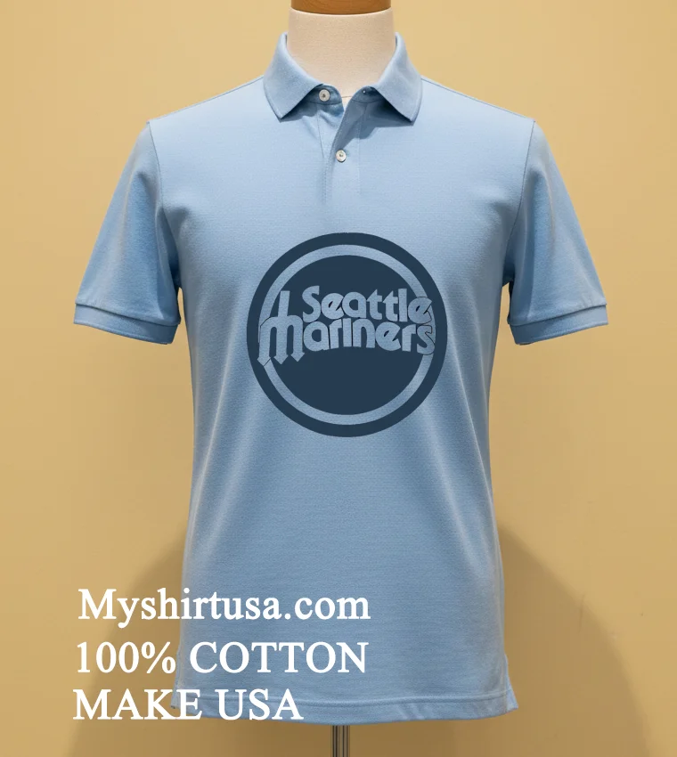 Seattle Mariners Vintage Style Shirt Blue Shirt