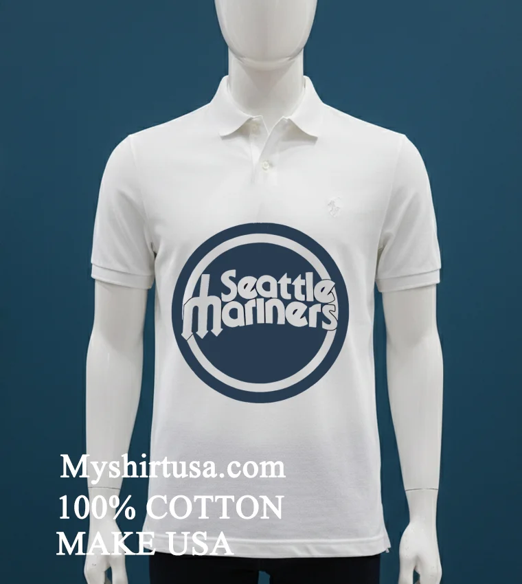 Seattle Mariners Vintage Style Shirt - white-t-shirt Seattle Mariners Vintage Style Shirt White T Shirt