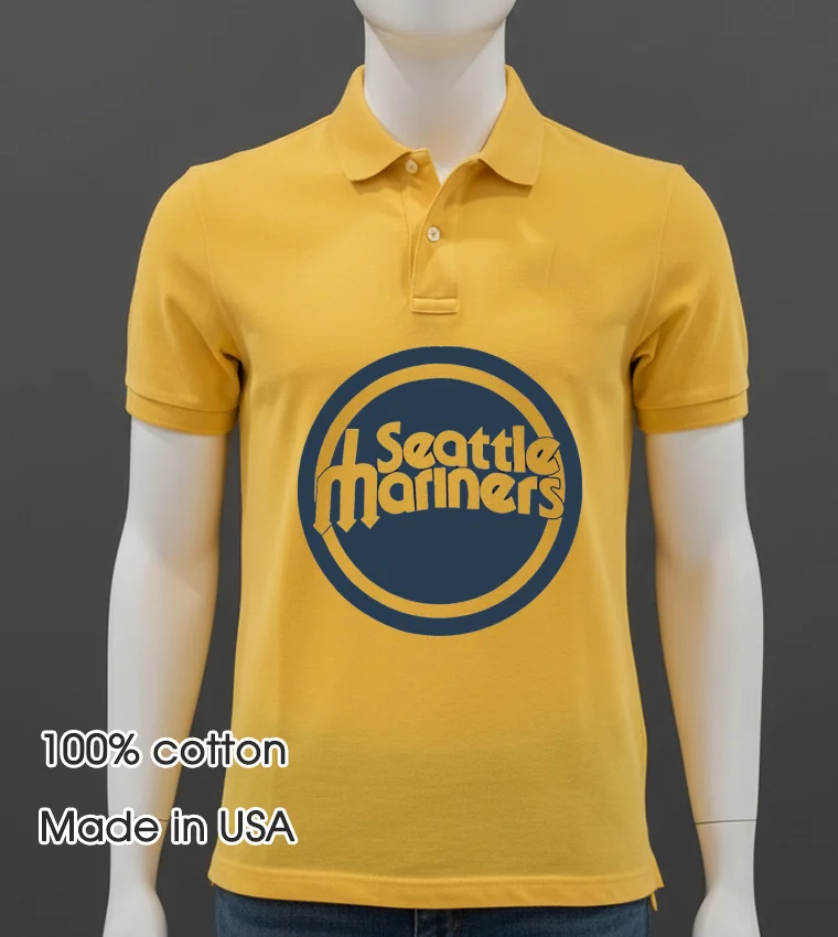 Seattle Mariners Vintage Style Shirt Yellow T Shirt