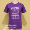 Seattle Seahawks 1 Seed Nfc West Division Champions 2025 Shirt Purple Shirt