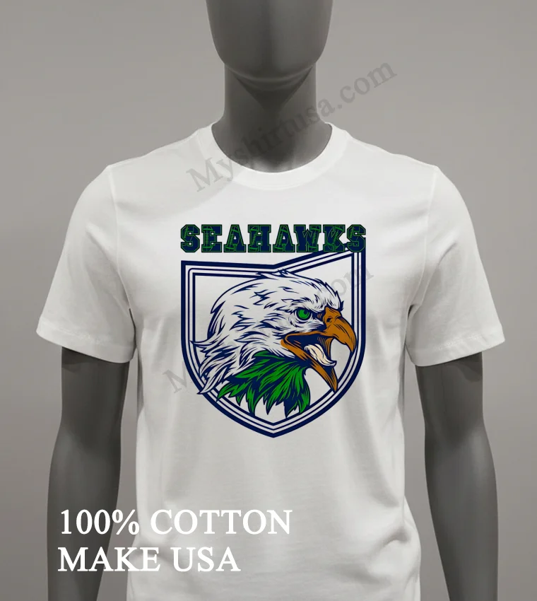 Seattle Seahawks Football 2026 Champion Logo Shirt - white-t-shirt Seattle Seahawks Football 2026 Champion Logo Shirt White T Shirt 1