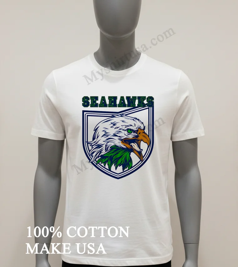 Seattle Seahawks Football 2026 Champion Logo Shirt White T Shirt