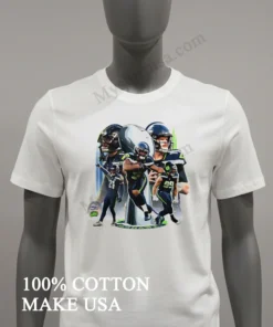 Seattle Seahawks Football Players Sports Graphic Design funny america t-shirts