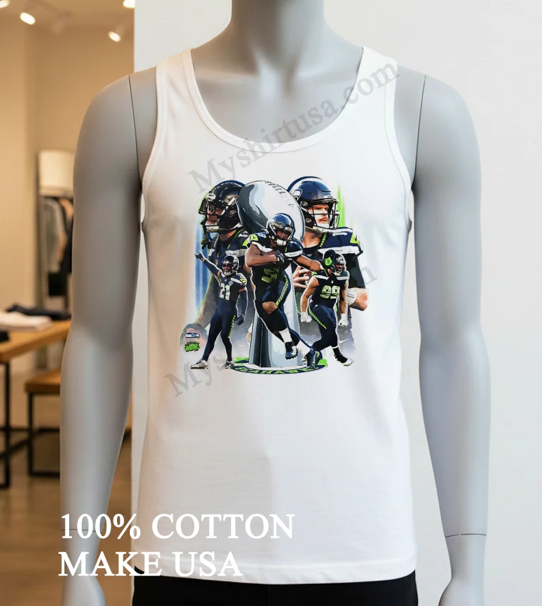 Seattle Seahawks Football Players Sports Graphic Design funny america t-shirts - white-t-shirt Seattle Seahawks Football Players Sports Graphic Design Shirt White T Shirt 3