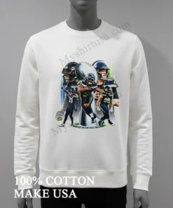 Seattle Seahawks Football Players Sports Graphic Design funny america t-shirts