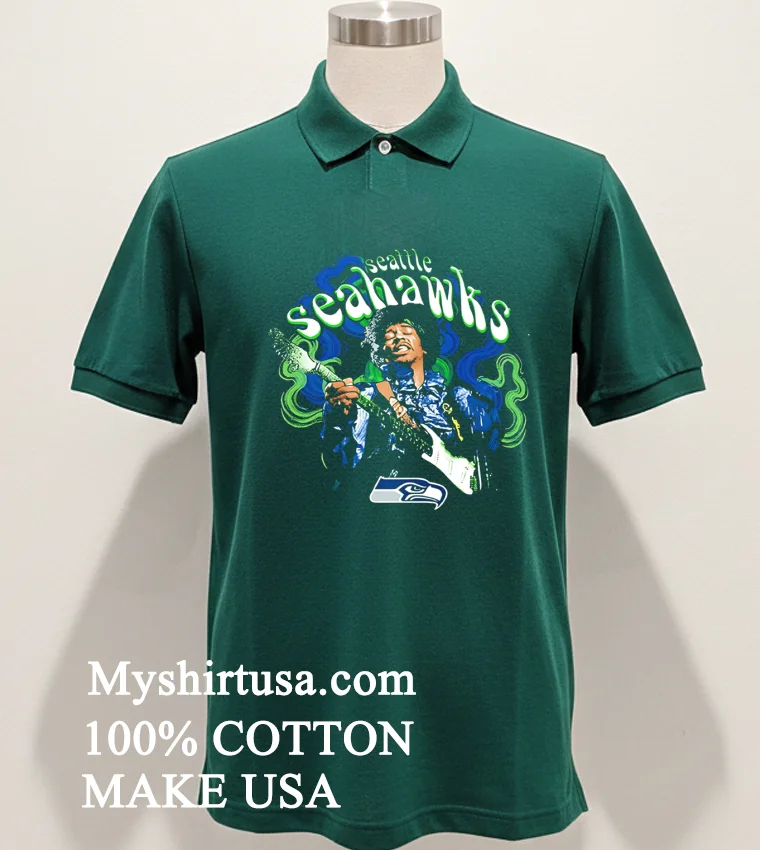 Seattle Seahawks Hendrix Graphic Shirt - green-shirt Seattle Seahawks Hendrix Graphic Shirt Green Shirt