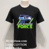 Seattle Seahawks Luke Skywalker Force Of Football Fan Shirt Balck Shirt 1