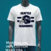 Seattle Seahawks New Helmet Shirt White T Shirt 4