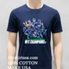 Seattle Seahawks Nfc Champions Graphic Team Players Shirt Navy Shirt