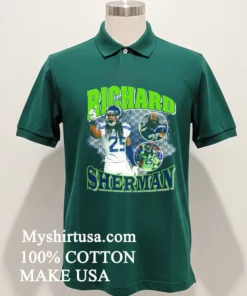 Seattle Seahawks Richard Sherman Throwback Style Graphic Shirt