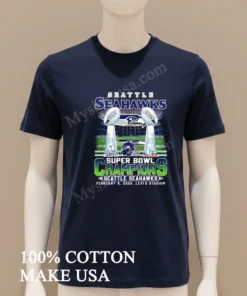 Seattle Seahawks Super Bowl Champions 2013 2025 February 8 2026 funny america t-shirts
