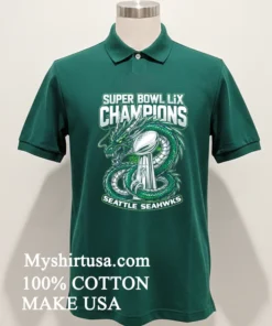 Seattle Seahawks Super Bowl Lix Champions Dragon Shirt