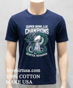 Seattle Seahawks Super Bowl Lix Champions Dragon Shirt