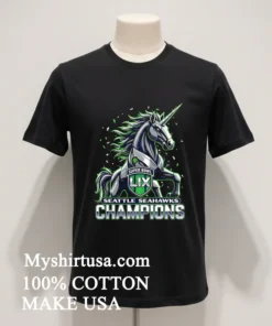 Seattle Seahawks Super Bowl Lix Champions Unicorn Shirt