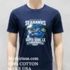 Seattle Seahawks Super Bowl Lx Champions Mascot Shirt Navy Shirt