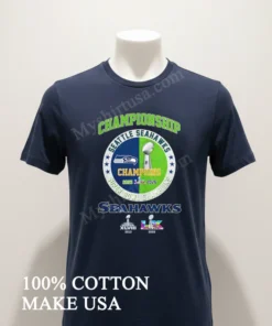 Seattle Seahawks Super Bowl Xlviii Lx Champions Double funny america t-shirts