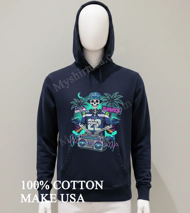 Seattle Seahawks Un Verano Sin Ti Style Latin Music Fan Shirt Balck Shirt