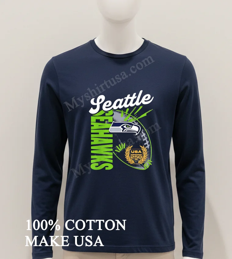 Seattle Seahawks Usa 250 Anniversary Football Helmet Logo funny america t-shirts - hoodie-shirt Seattle Seahawks Usa 250 Anniversary Football Helmet Logo Shirt Hoodie Shirt 1