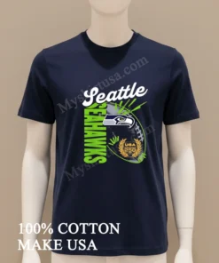 Seattle Seahawks Usa 250 Anniversary Football Helmet Logo funny america t-shirts