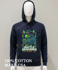 Seattle Seahawks X Bad Bunny Heart Mascot Streetwear Fashion Shirt