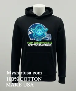 Seattle Seahawks Yoda Wisdom Meets Football Funny Fan Shirt