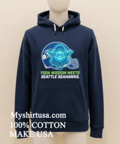Seattle Seahawks Yoda Wisdom Meets Football Funny Fan Shirt