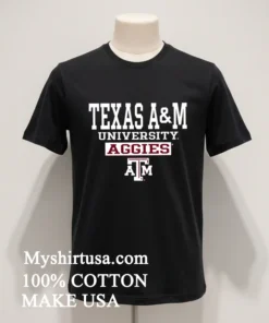 Sec University Of Texas A&M Aggies Logo Banner Stylish Shirt