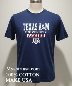 Sec University Of Texas A&M Aggies Logo Banner Stylish Shirt