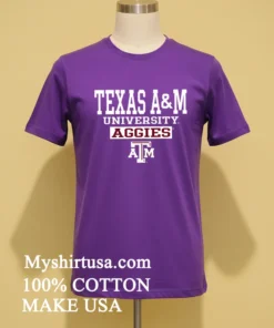 Sec University Of Texas A&M Aggies Logo Banner Stylish Shirt
