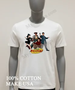Seinfeld Anime Style Characters Japanese Text Mashup funny america t-shirts