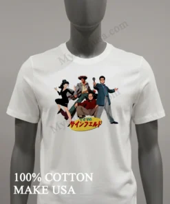 Seinfeld Anime Style Characters Japanese Text Mashup funny america t-shirts