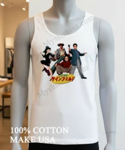 Seinfeld Anime Style Characters Japanese Text Mashup funny america t-shirts