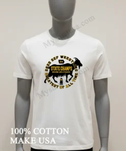 Sep Wrestling State Champs Greatest Of All Time Goat funny america t-shirts