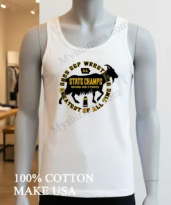 Sep Wrestling State Champs Greatest Of All Time Goat funny america t-shirts