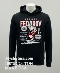 Sergei Fedorov Detroit Vintage Star Hockey Player Shirt
