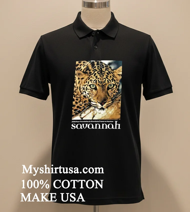 Shambala Preserve Jaguar Photo Shirt Balck Shirt 2