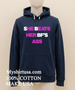 She Beats Her Bf’s Ass funny america t-shirts