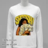 Sheesh Woman Holding Money Cash Shirt White T Shirt