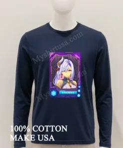 Shenhe Elegant Character Portrait Meme funny america t-shirts