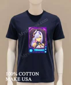 Shenhe Elegant Character Portrait Meme funny america t-shirts